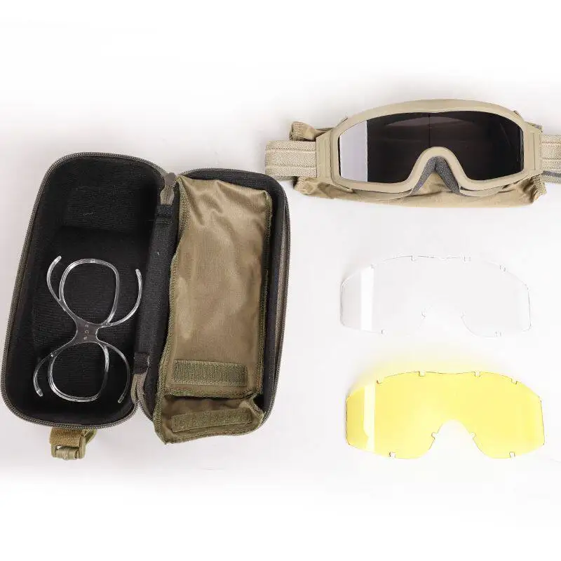 Casco táctico con lentes polarizadas antivaho mejorado y antiviento - imagen 2