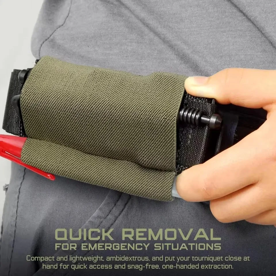 Torniquete elástico con funda protectora para equipamiento táctico - imagen 2
