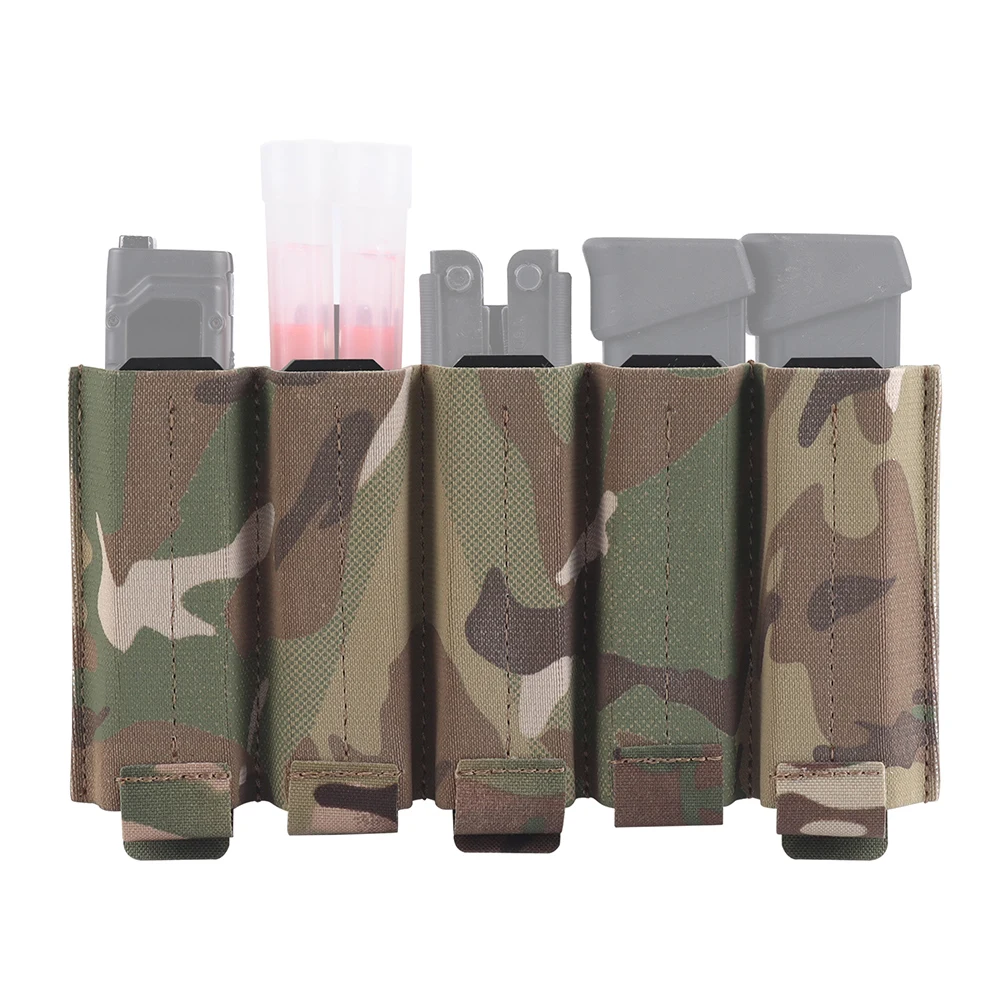 Funda táctica MOLLE flexible para pistola y cargador en portaplacas - imagen 2