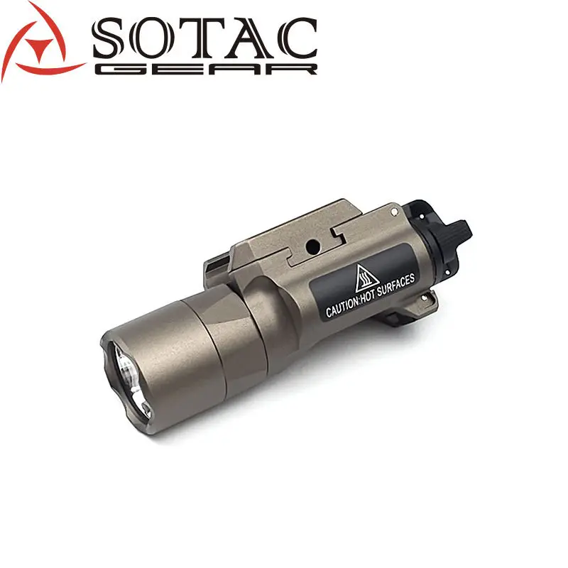 Linterna táctica SOTAC X300U-B LED estroboscópica para riel 20mm - imagen 4