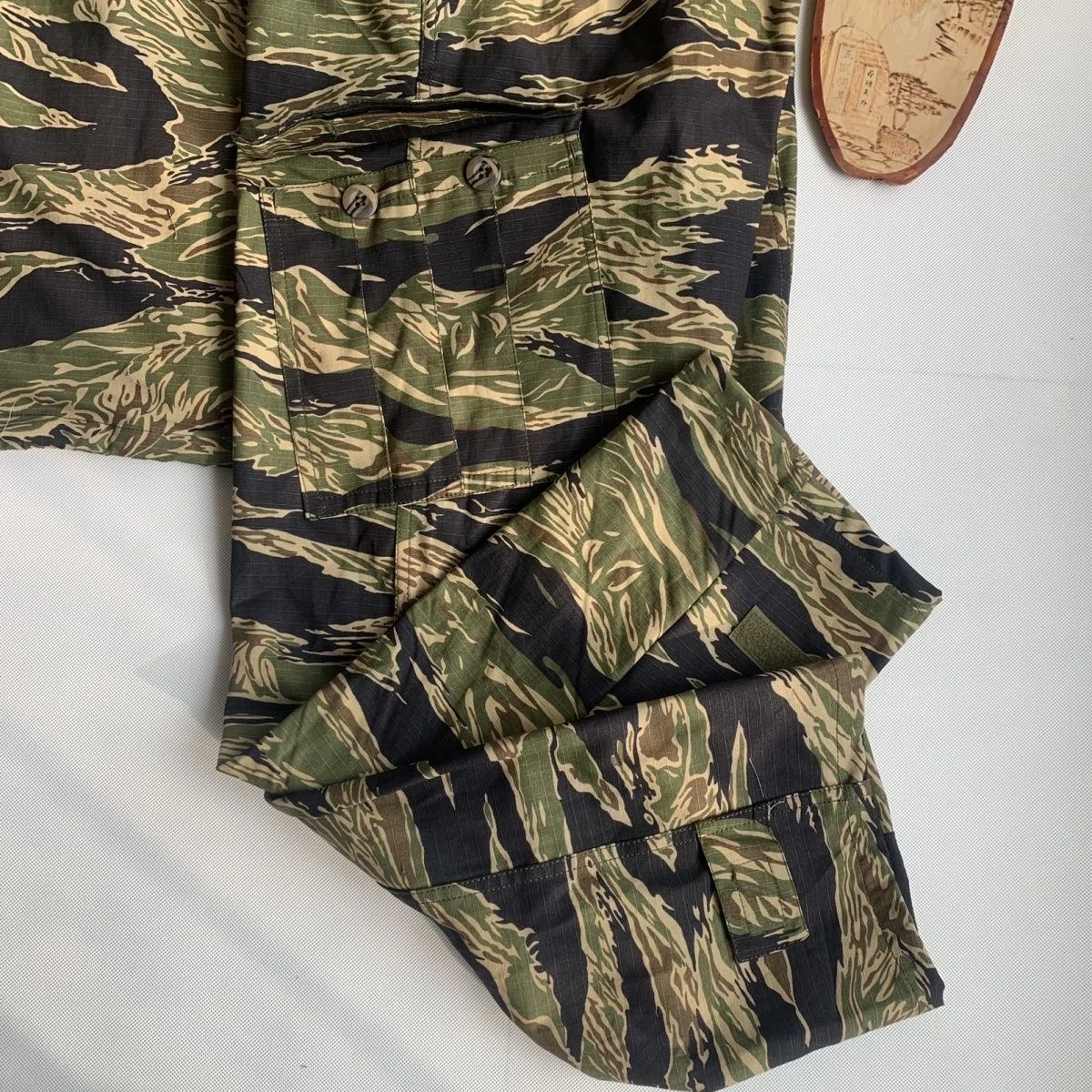 Ropa camuflaje táctico sarga algodón tigre - entrenamiento - imagen 2