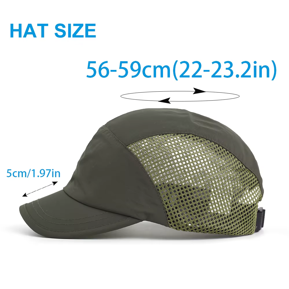 Gorra transpirable de perfil bajo ajustable unisex – Dad Hat - imagen 3