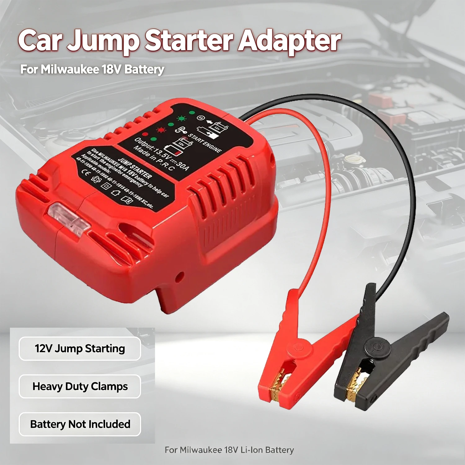 Milwaukee M18 arrancador de coches con cables para baterías Li-ion - imagen 4