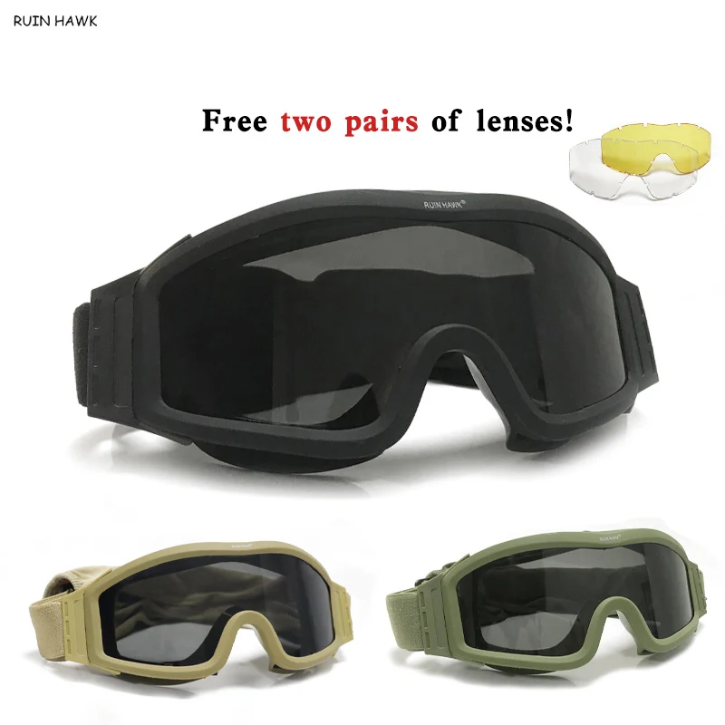 GX1000 Gafas tácticas airsoft intercambiables antipolvo - imagen 4
