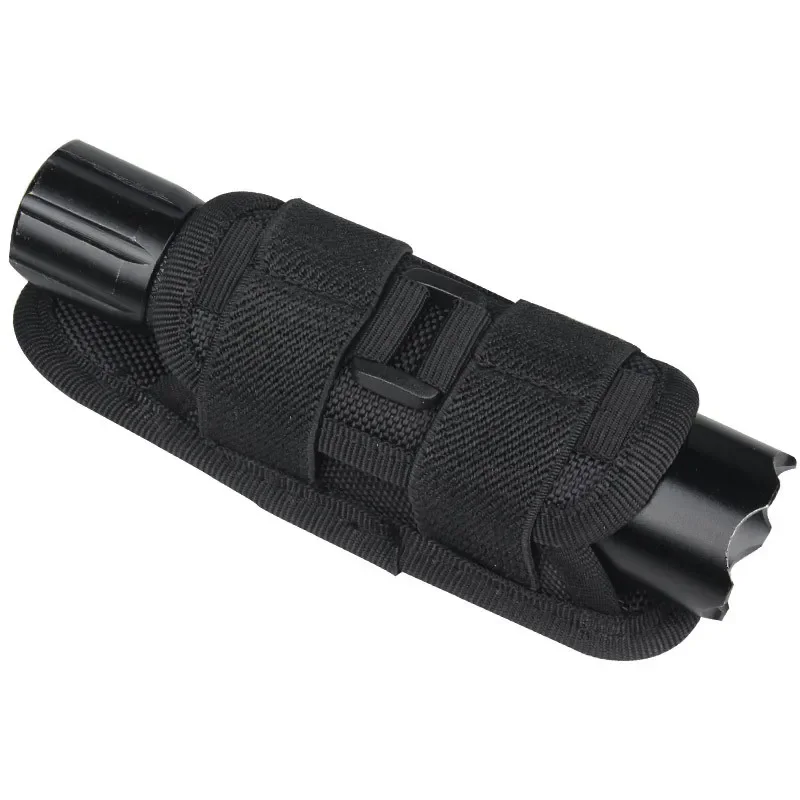 Funda táctica para linterna con clip de cinturón giratoria - imagen 2