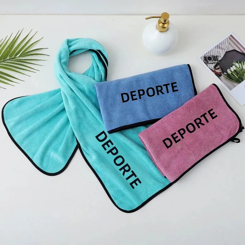 Toalla deportiva secado rápido que absorbe sudor para gimnasio