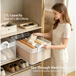 Organizador plegable de cajones para ropa lavable – cestas divisoras