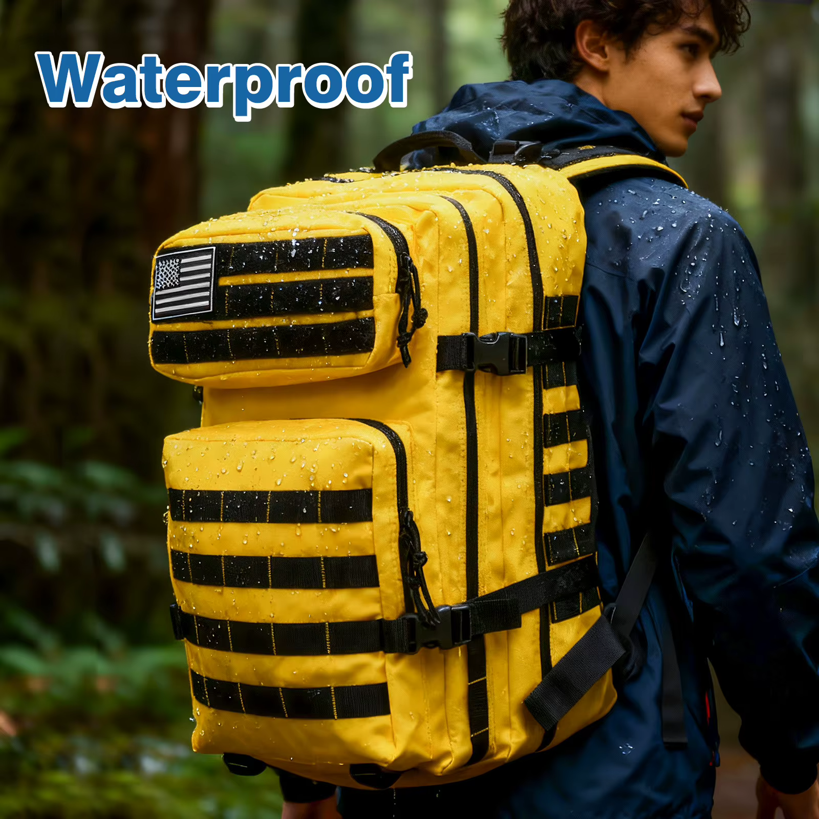 Mochila táctica MOLLE EDC gran capacidad para ciclismo y senderismo - imagen 2