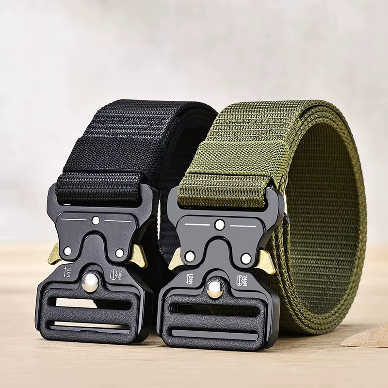 Cinturón táctico nailon resistente para caza y combate - imagen 4