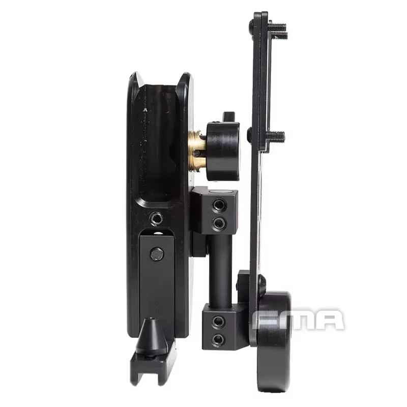Vista del holster y configuración de uso en tirada