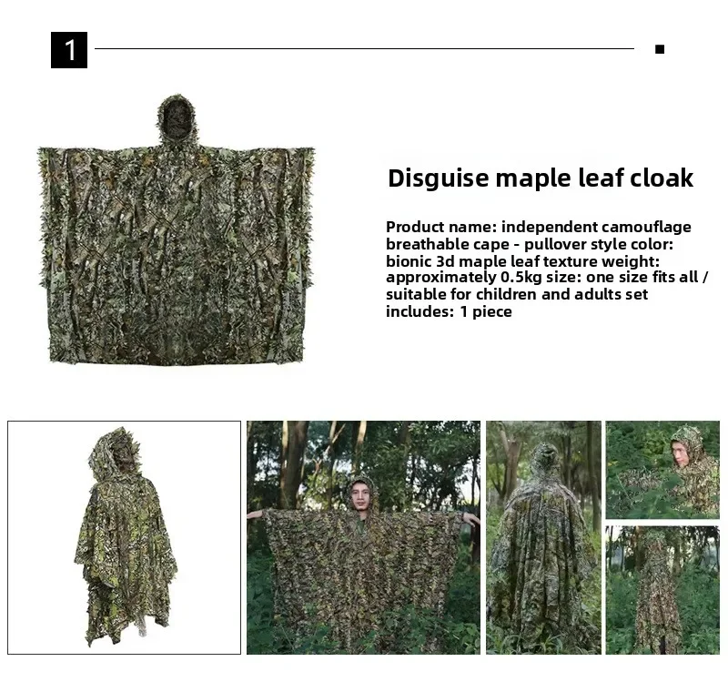 Detalle del camuflaje 3D y apariencia natural