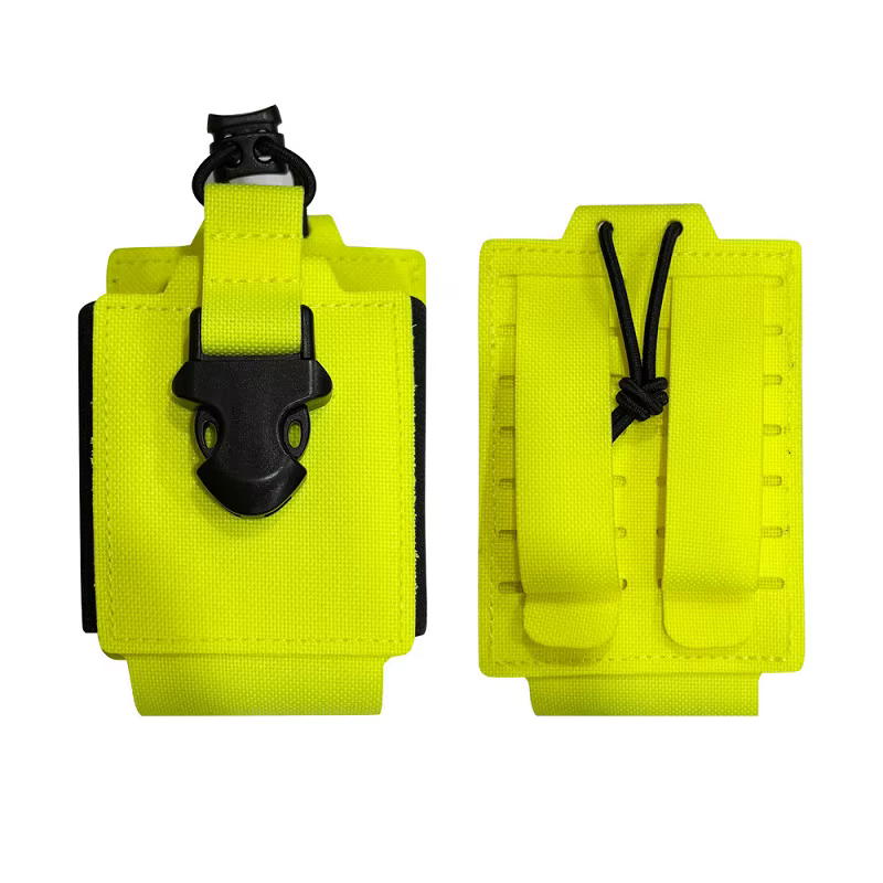 Bolsa táctica ligera de nylon para walkie-talkie