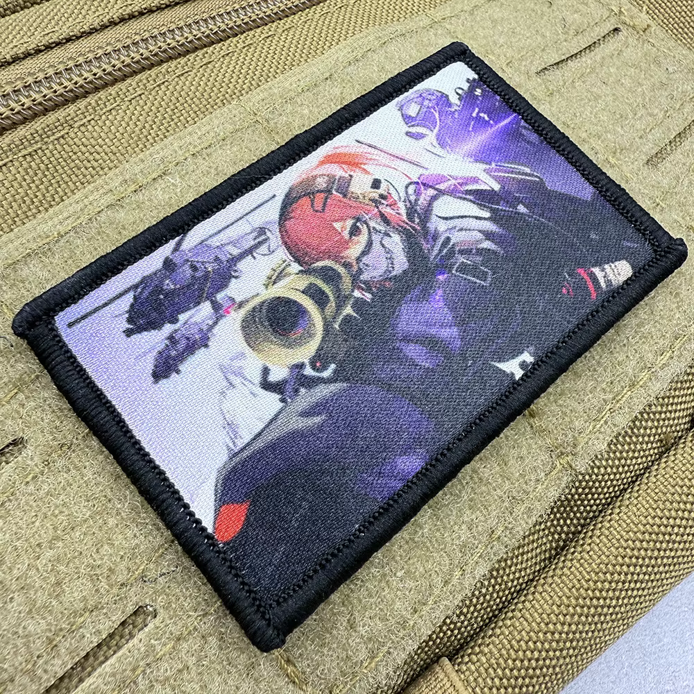 Parche táctico anime PVC con impresión UV para mochila y ropa - imagen 3