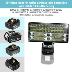 Makita lámpara de trabajo LED resistente para taller y garaje