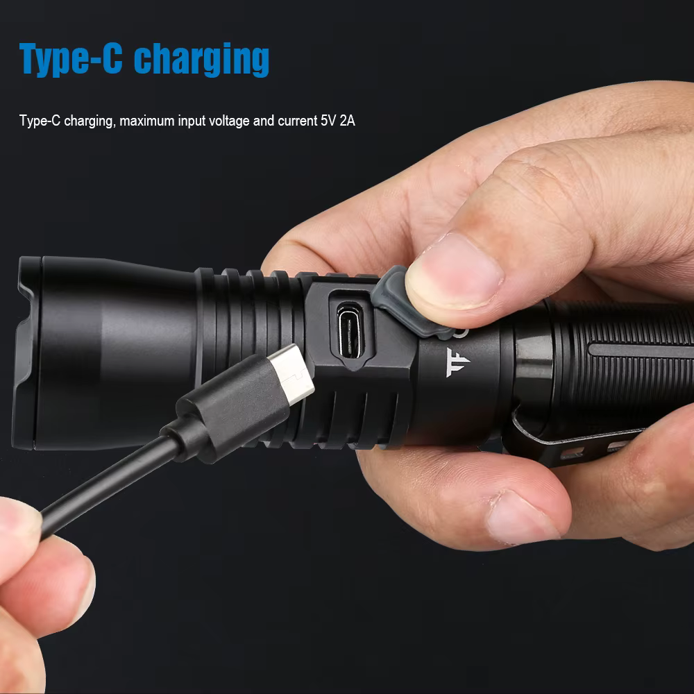 Trustfire T30R LEP linterna táctica 460 lúmenes USB recargable 18650 - imagen 4