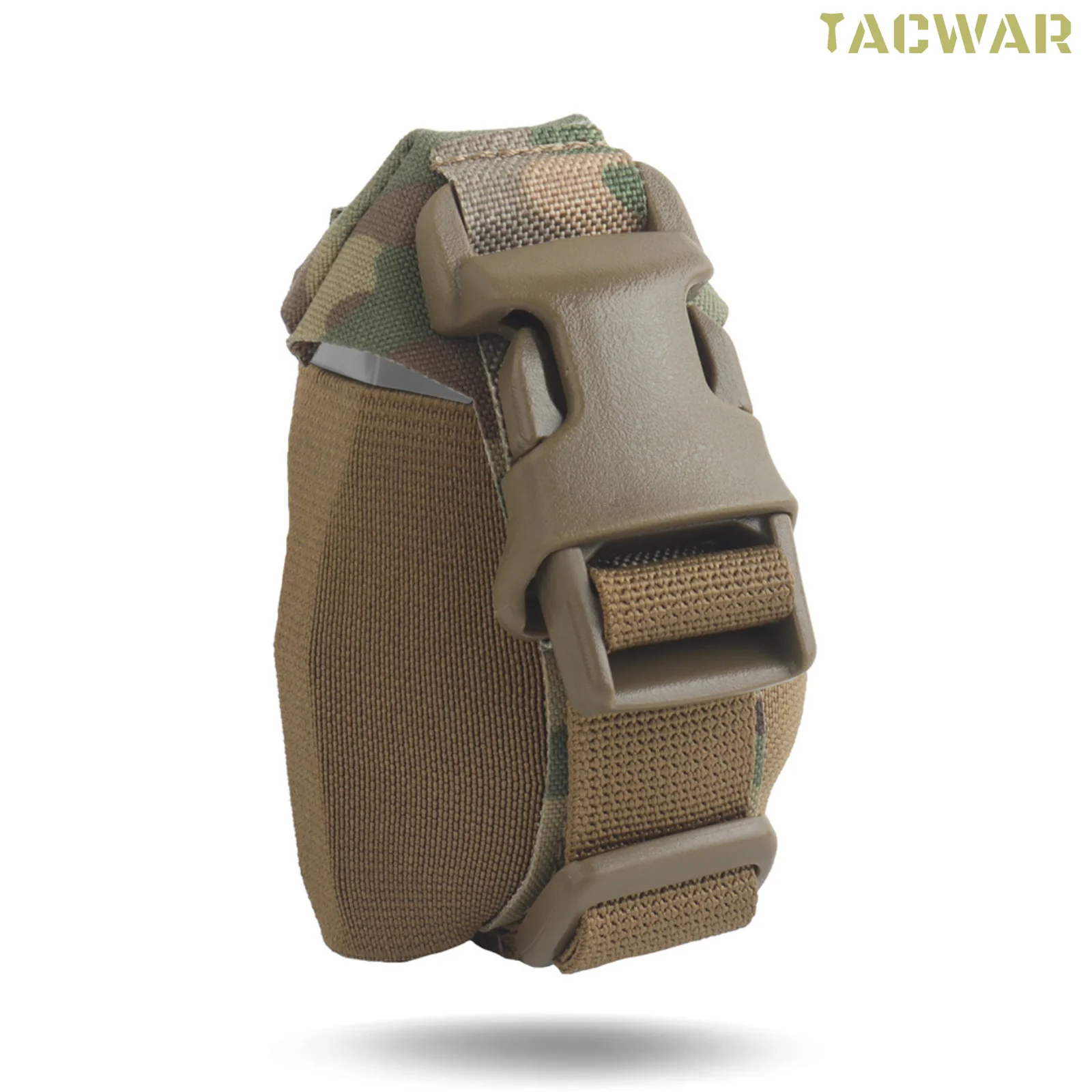 Bolsa táctica MOLLE elástica compacta para granadas en chaleco - imagen 3