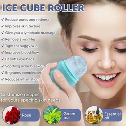 Rodillo Facial de Silicona Refrescante para Masaje Antiinflamatorio