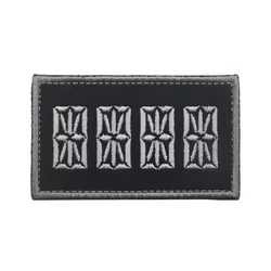 Juego de parches tácticos con diseño graffiti compatible MOLLE