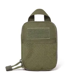 Bolsa táctica MOLLE EDC, botiquín portátil cinturón exterior