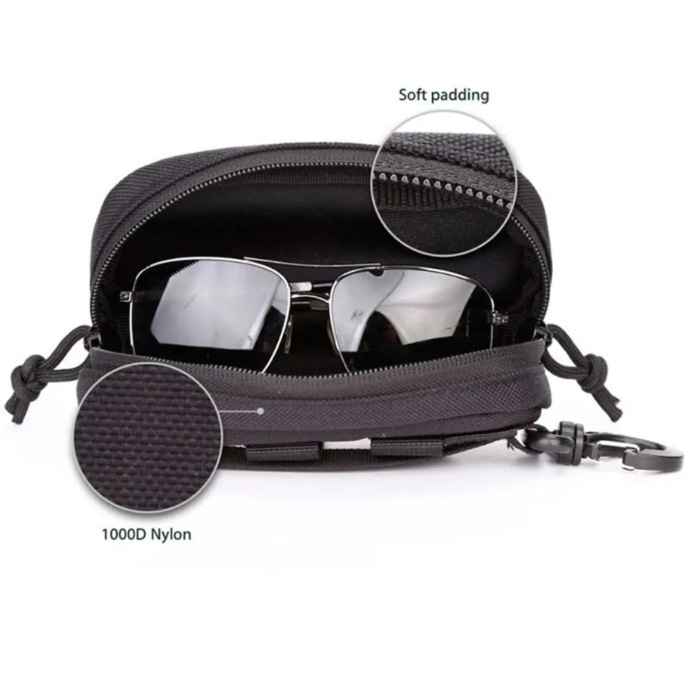 Estuche táctico MOLLE para gafas de sol con clip de cinturón - imagen 2