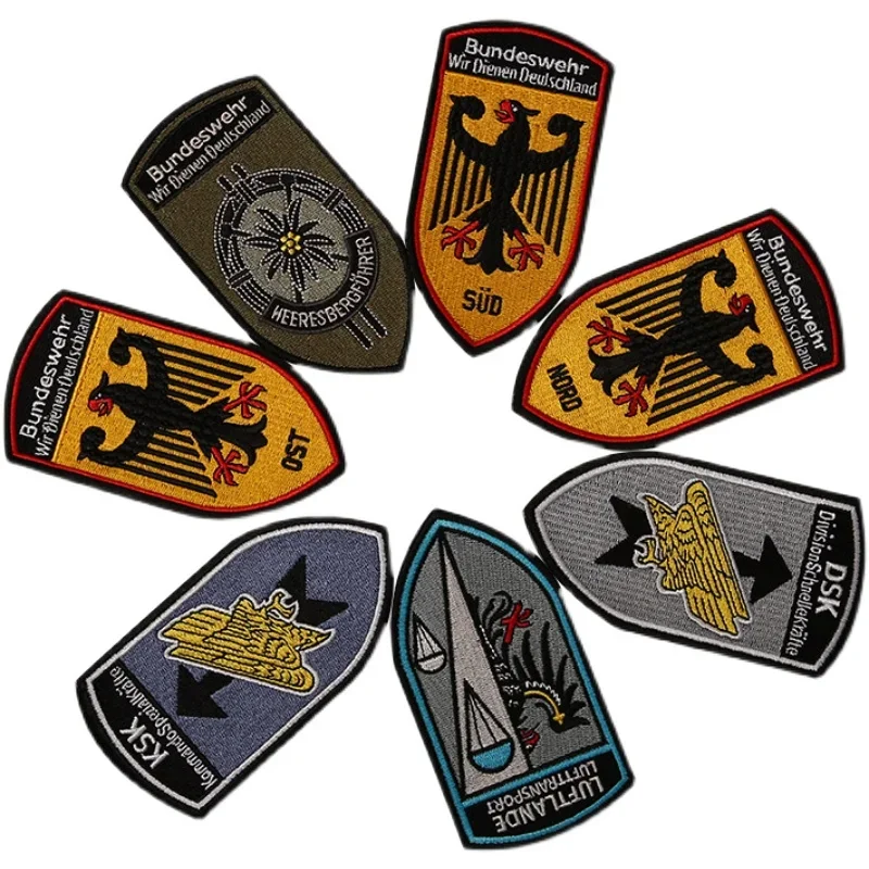 Insignia táctica bordada camuflaje selva alemana con nombre a medida - imagen 5