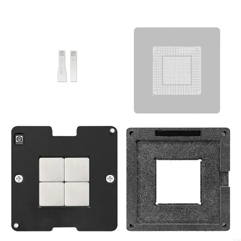 Placa guía reballing GPU alineación chips tarjeta vídeo - imagen 2