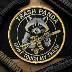 Trash Panda – Parche táctico de moral con mapache y velcro