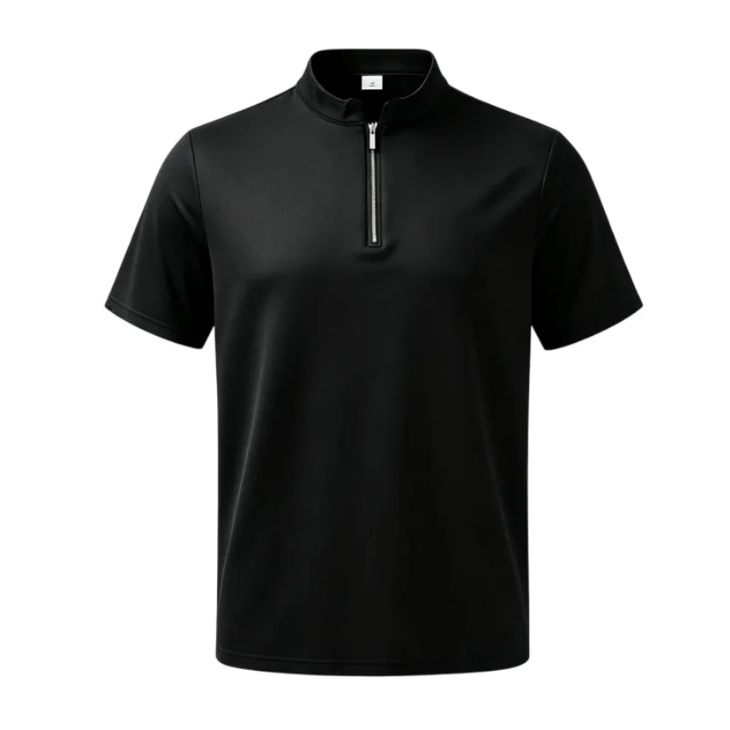 Camiseta técnica de secado rápido transpirable con media cremallera - imagen 3