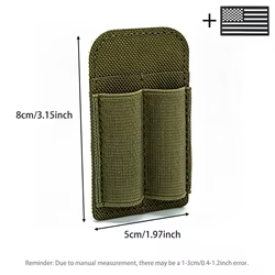 Estuche porta herramientas adhesivo para 7,62 mm con orificios