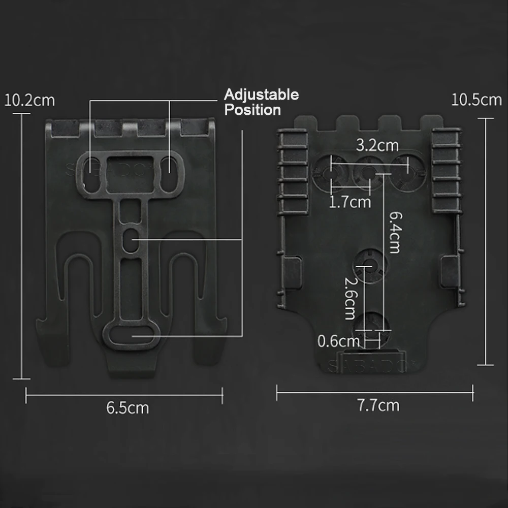 Quick Kit QLS 22 funda táctica cinturón Mid Ride 2" - imagen 3