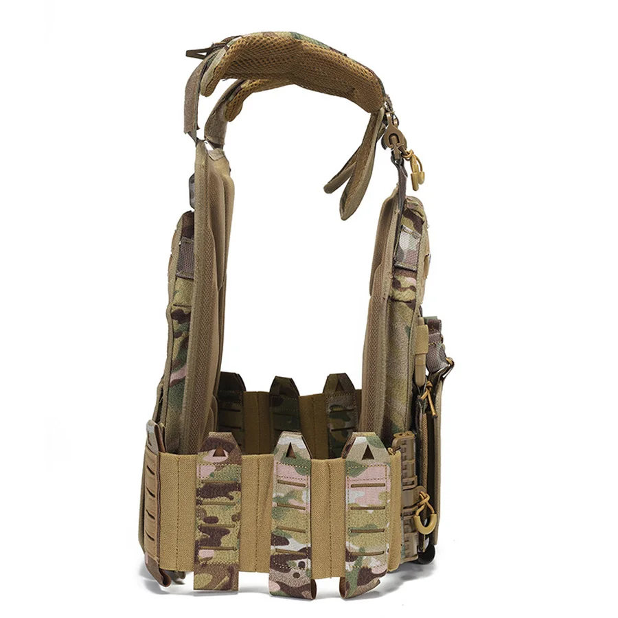 Chaleco táctico de caza ligero con triple bolsa oculta delantera - imagen 2