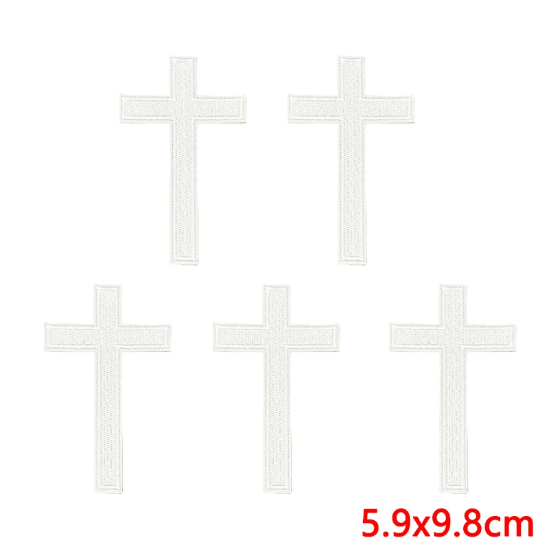 Faith parches bordados tácticos termoadhesivos para chaqueta