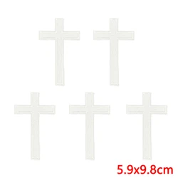Faith parches bordados tácticos termoadhesivos para chaqueta
