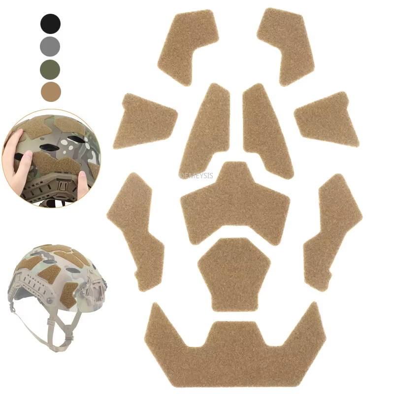 Parche casco Velcro CS de caza - juego de parches y accesorios