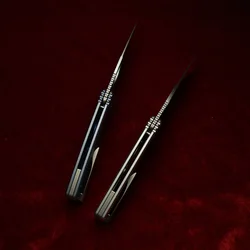 LEMIFSHE Rosie XL Cuchillo plegable EDC hoja acero M390 titanio