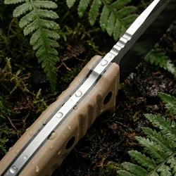 Cuchillo de hoja fija para exterior de calidad y senderismo