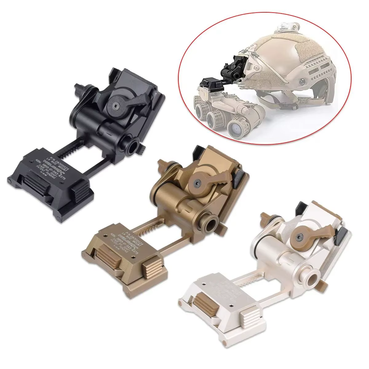 KVC Bridge RQE Universal – Puente NVG casco PVS-14 - imagen 2