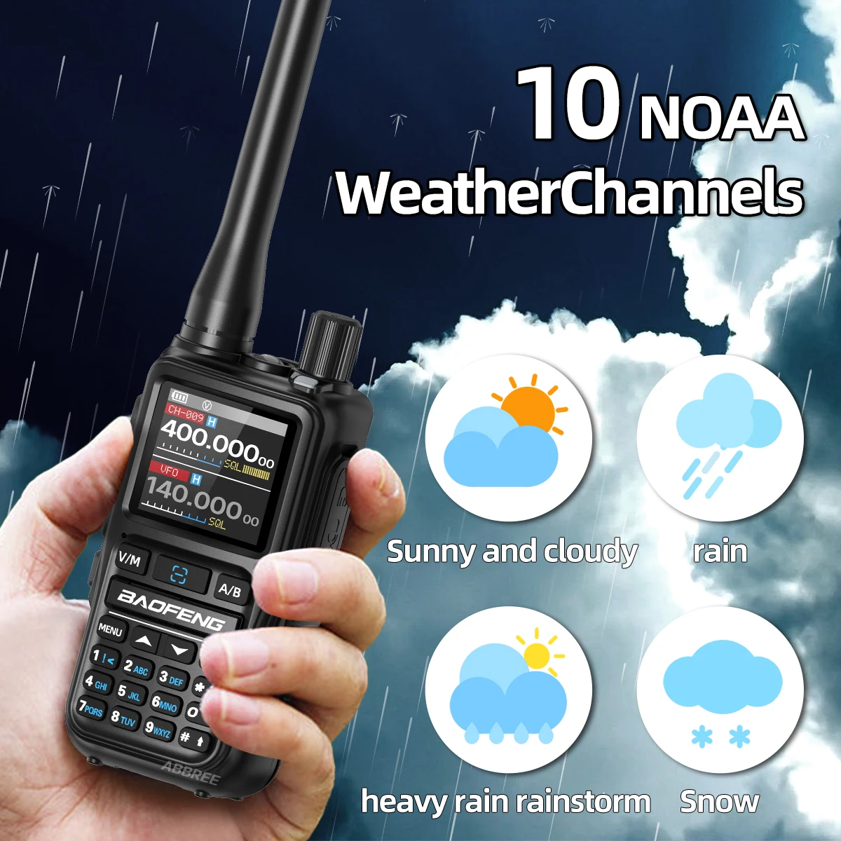 Baofeng walkie talkie mini Bluetooth con programación USB-C - imagen 2