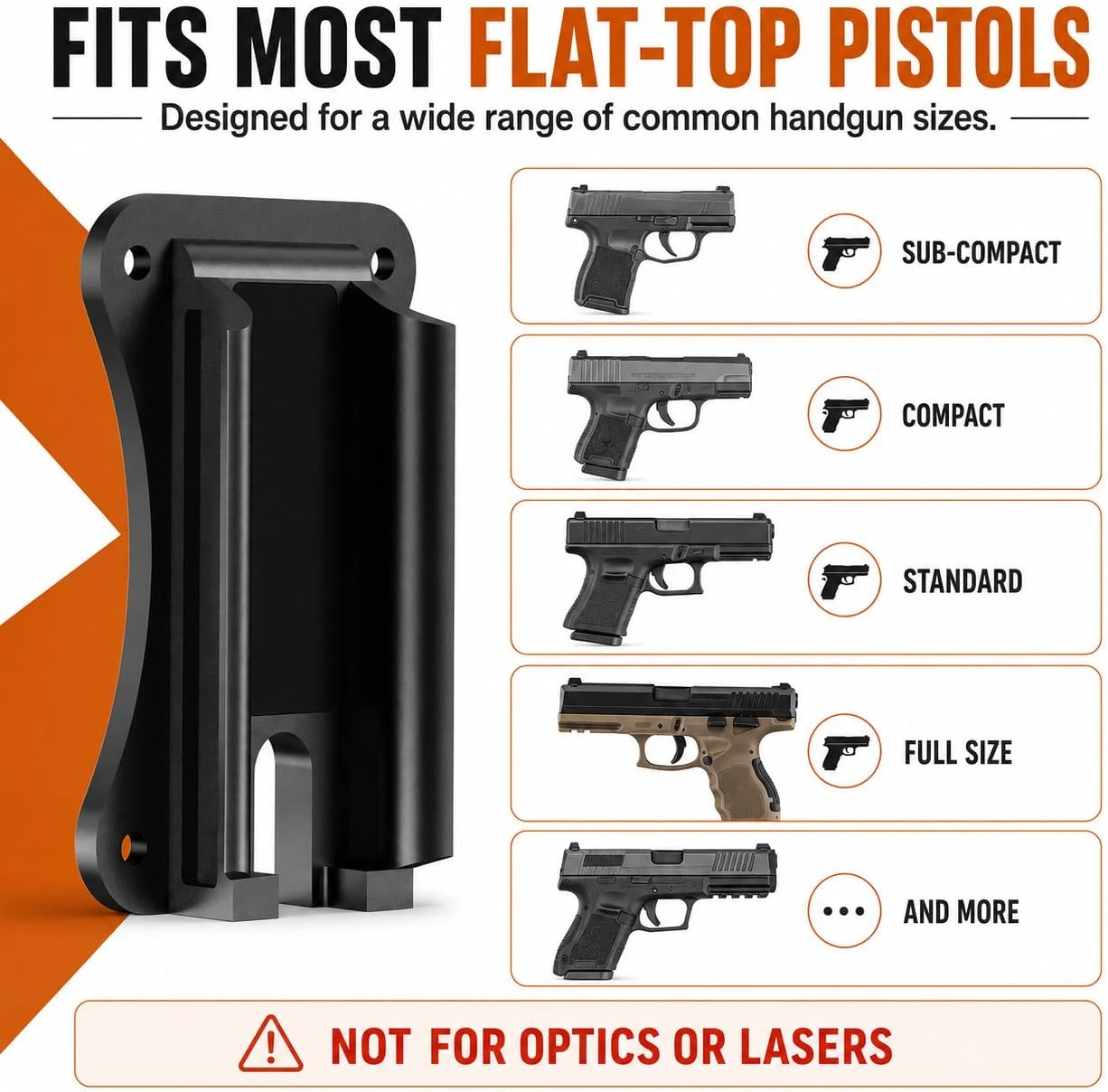 Soporte magnético táctico para pistola airsoft, seguridad gatillo - imagen 5