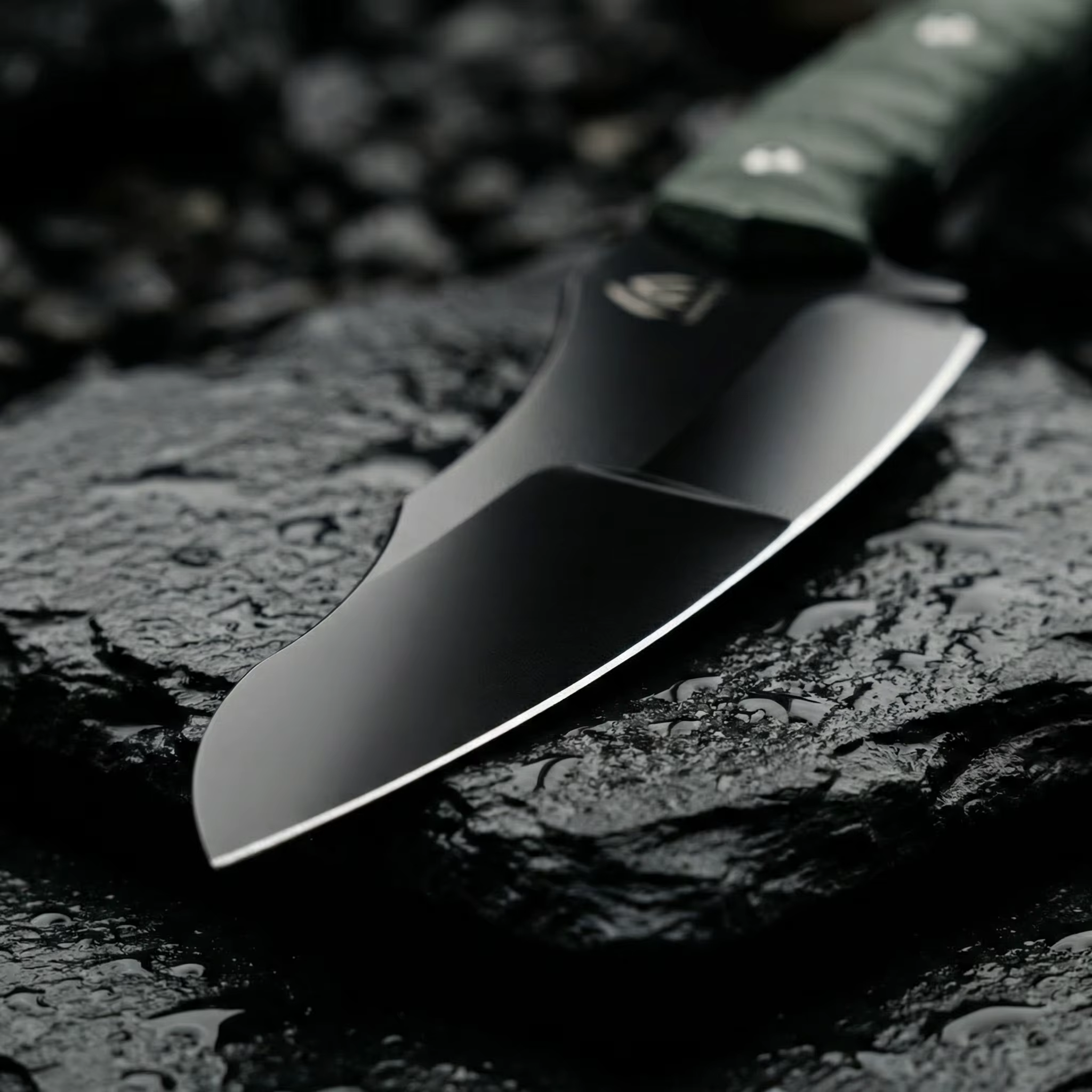 Cuchillo fijo de acero para exteriores y emergencia, compacto - imagen 2