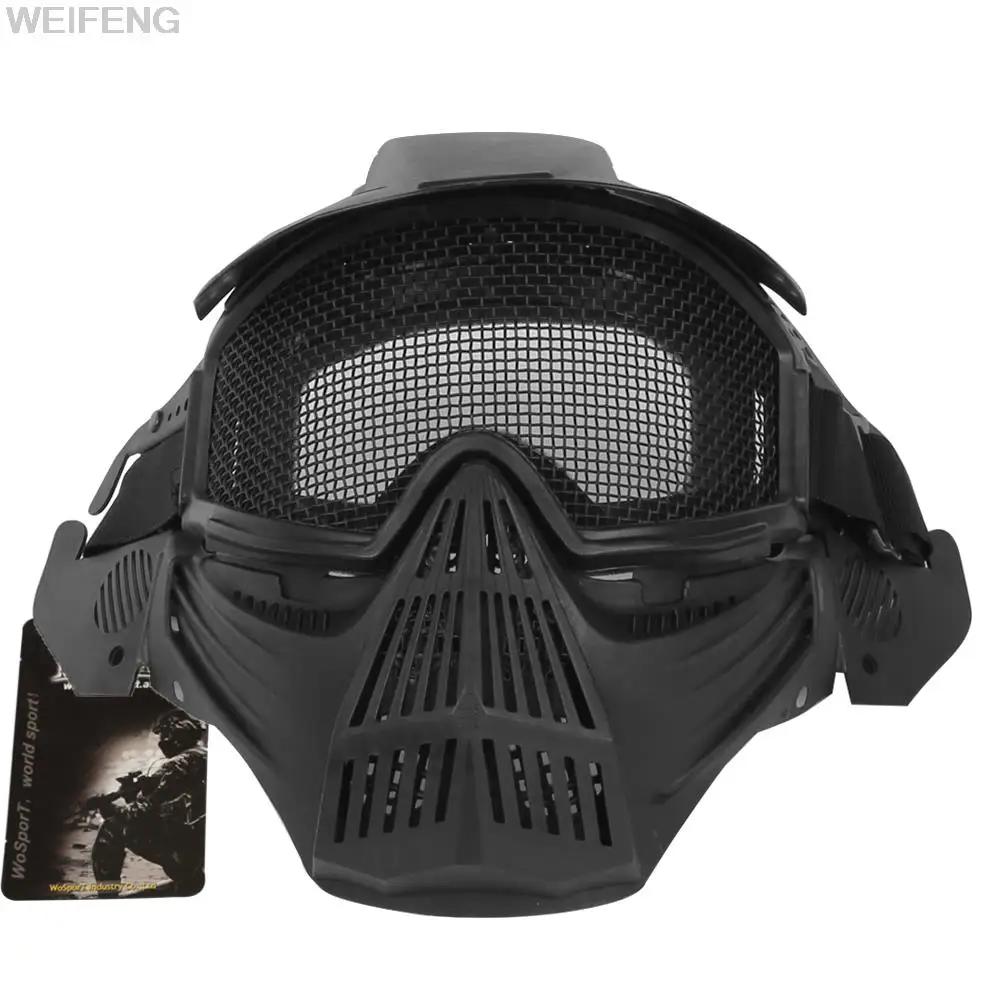 Máscara táctica de malla acero – Protección facial completa - imagen 5