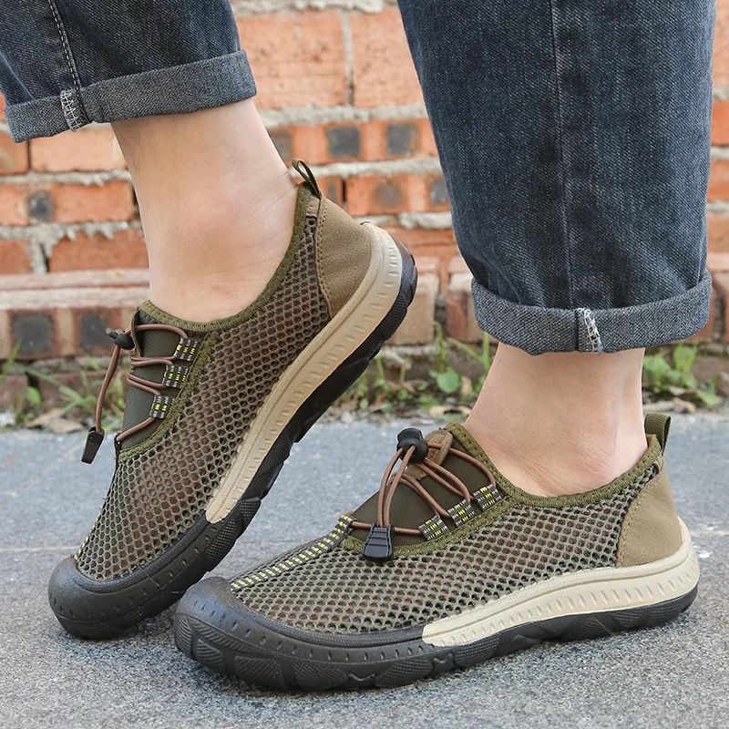Zapatillas senderismo hombre transpirables – Calzado ligero trekking - imagen 4