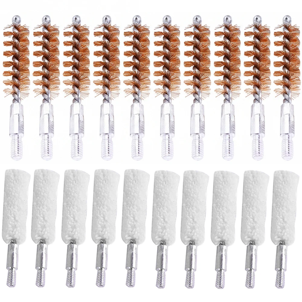 Kit de cepillos y mopas para limpieza de cañones