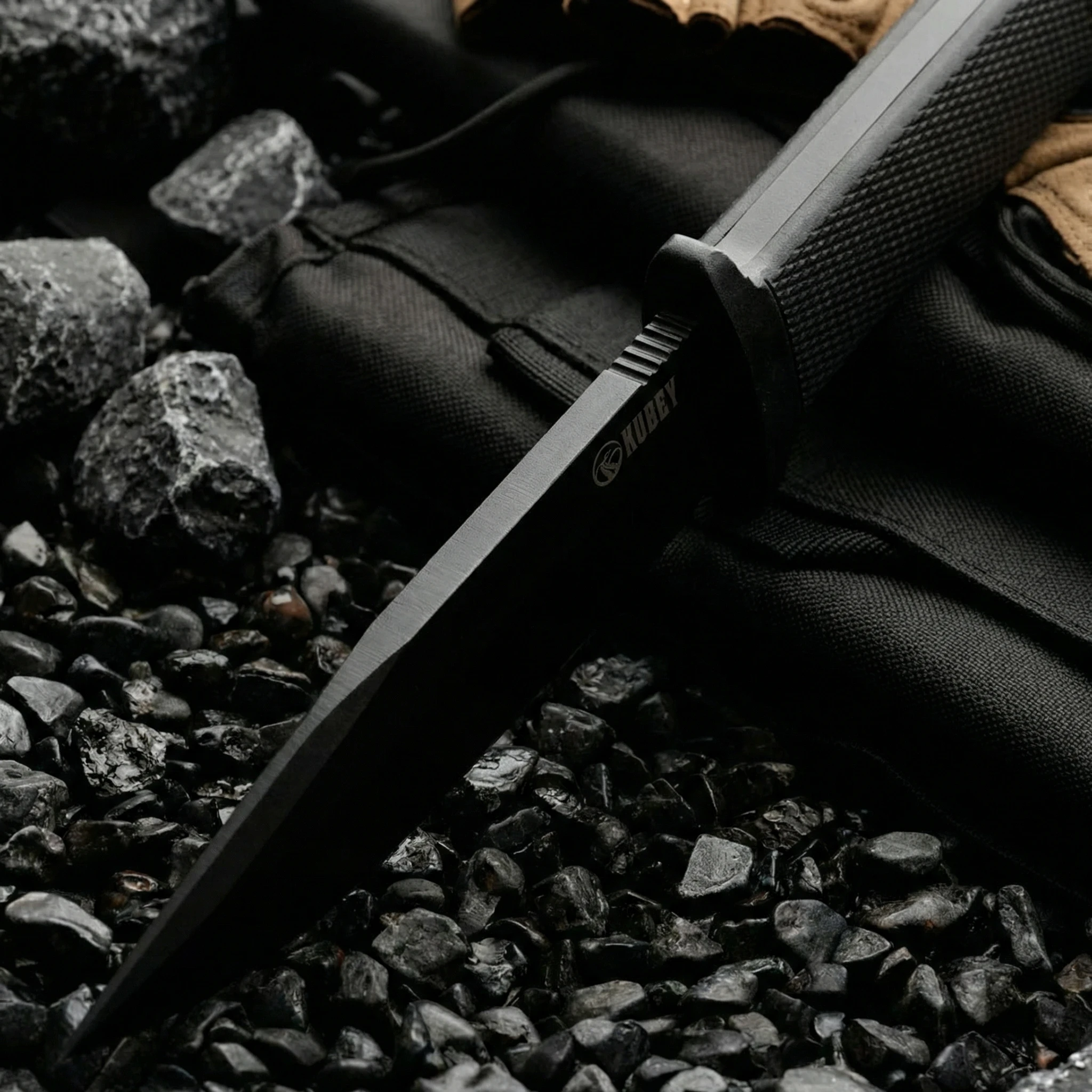 Cuchillo fijo para exteriores de acero portátil – emergencia con funda - imagen 5