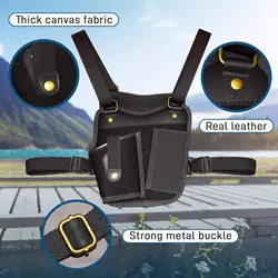 Funda táctica universal para pistola en arnés de pecho