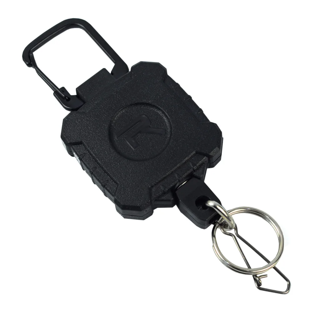VULPO Cuerda seguridad – Llavero acero retráctil multiusos - imagen 3