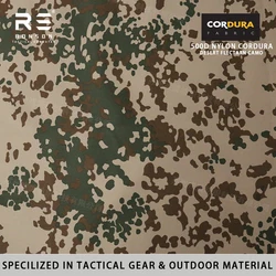 Cordura 500D Flecktarn Desert tejido repelente al agua PU táctico