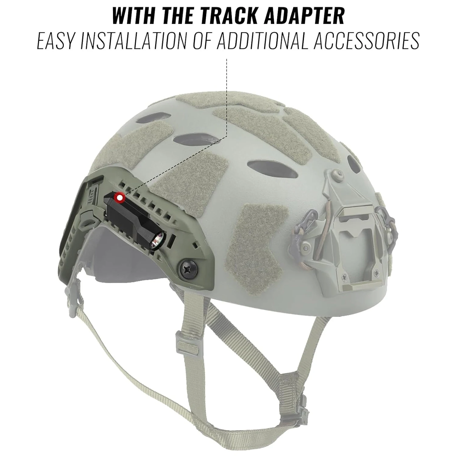 Rieles laterales ARC para casco FAST de montaje táctico ABS - imagen 3