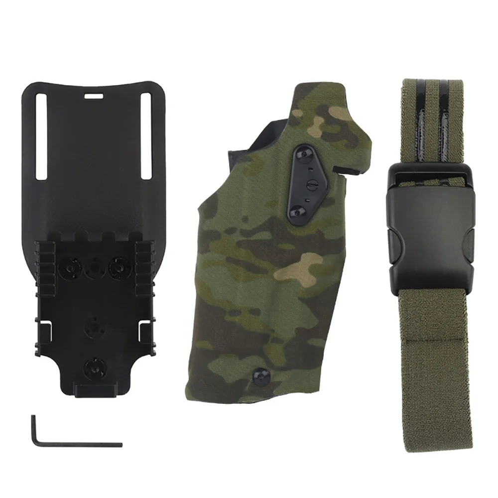 Funda Glock 17 ALS táctica de liberación rápida resistente de protección - imagen 2