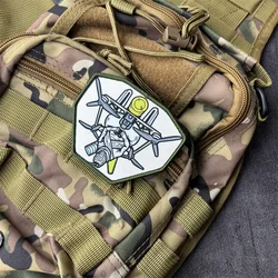 Parche táctico UAV con insignia moral gancho y bucle para ropa